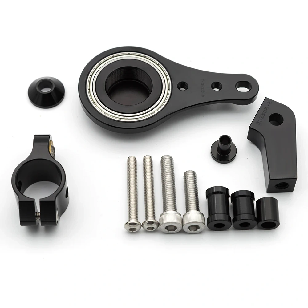 For Kawasaki Ninja ZX636 ZX6R ZX-6R ZX 6R 2005 2006 CNC Steering Damper Stabilizer Motorcycle Dampers Mount Bracket Support