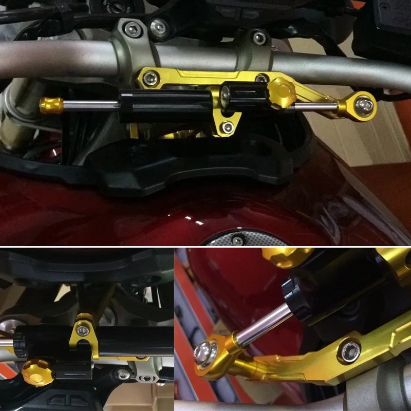 CNC Steering Damper Stabilizer Mounting Bracket Support Kit For Yamaha MT-09 FZ09 MT09 2013 2014 2015 2016 2017 2018 2019 2020