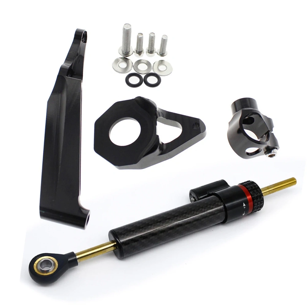 For Honda CBR600RR CBR600 RR CBR 600RR 600 2005 2006 Carbon Fiber Stabilizer Steering Damper Mounting Bracket Support Kit