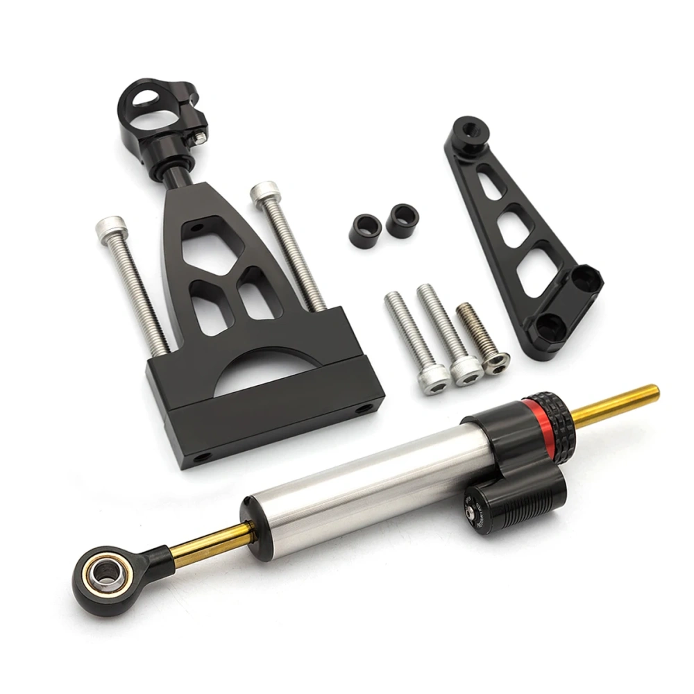 Fiber Carbon Steering Damper Stabilizer Motorcycle For CB400 VTEC CB400SF CB 400 1999-2015 Dampers Mount Bracket Support Kit
