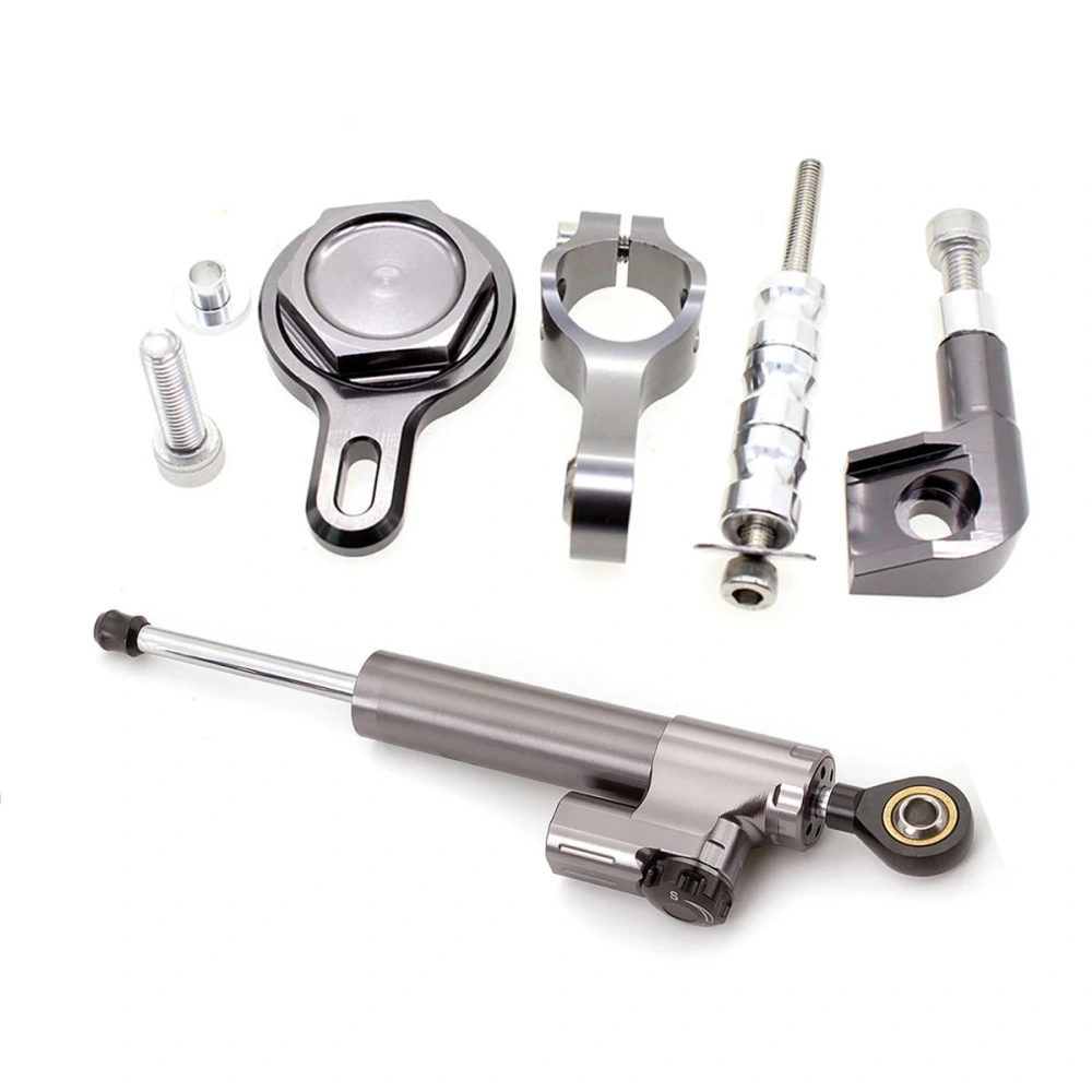 Fiber Carbon Steering Damper Stabilizer For Yamaha YZF R1 YZF-R1 2002 Motorcycle Dampers Mount Bracket Support Kit Accessories