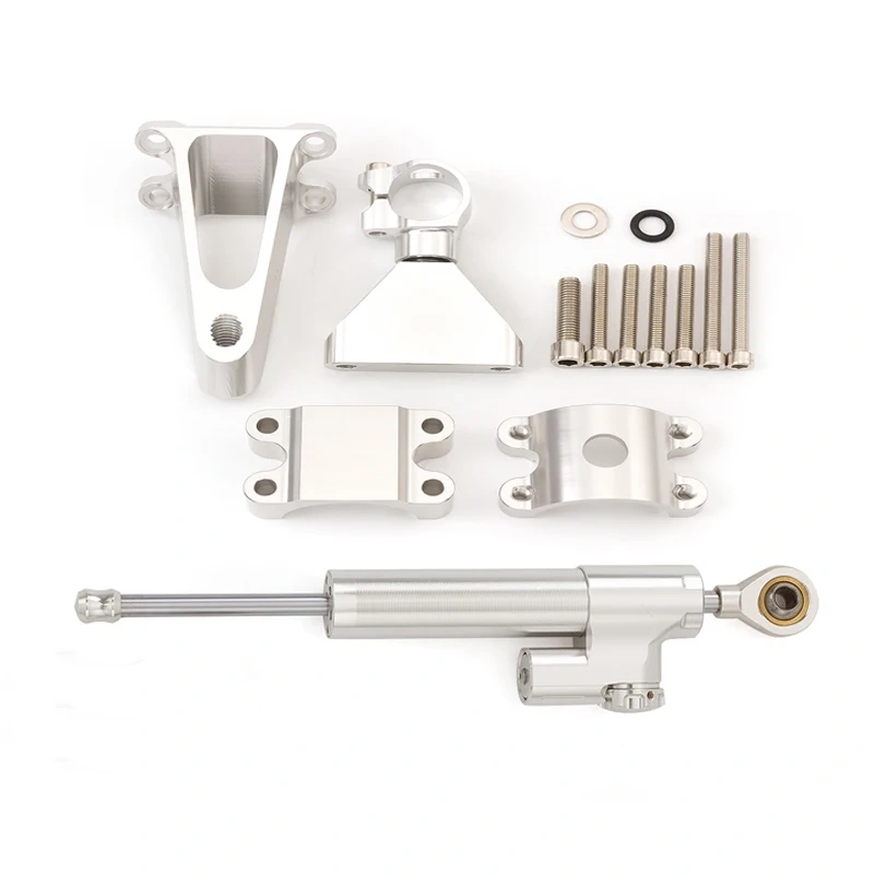 Fiber Carbon Steering Damper Stabilizer Motorcycle For HONDA CBR600 F4i CBR 600 1999-2003 Dampers Mount Bracket Support Kit