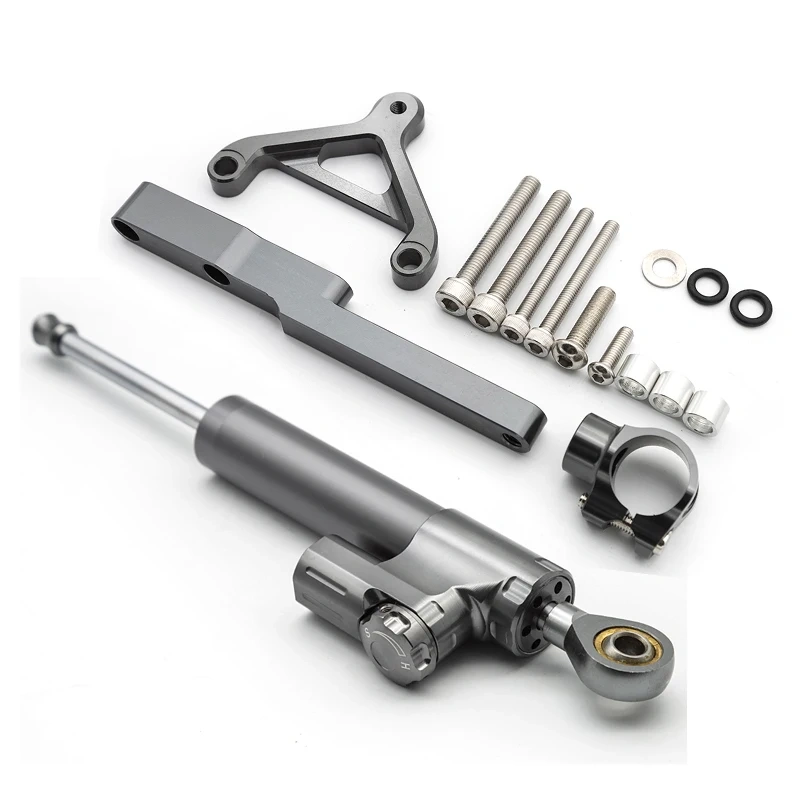 For Honda CB1000R CB 1000 R 1000R 2008-2020 2015 2014 2013 2012 2011 2010 Fiber Carbon Steering Damper Stabilizer Bracket Kit