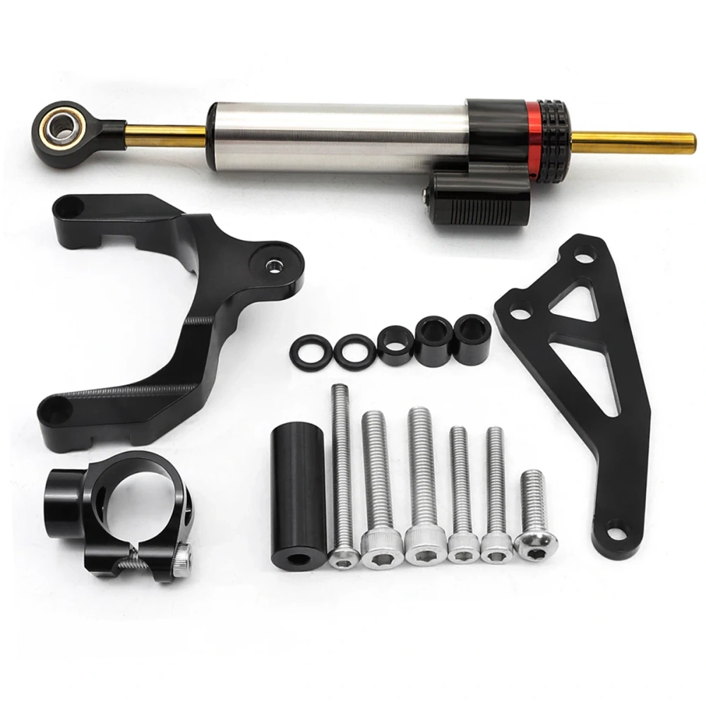 FOR Suzuki GSR750 2011-2015 , GSR600 2006-2010 CNC Fiber Cabon Steering Damper Shock Abosber Mounting Bracket Kit GSR 750 600