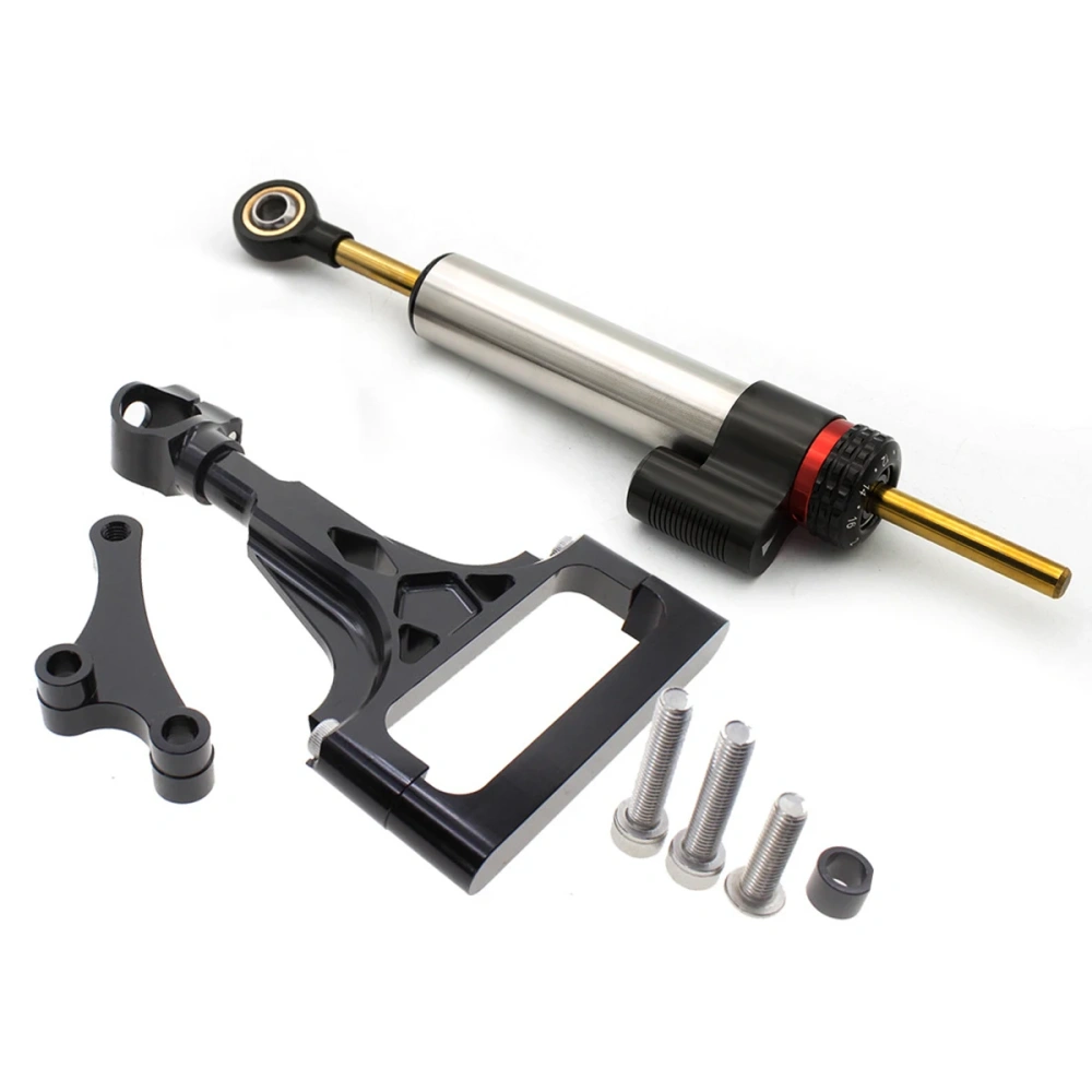 For Kawasaki Z1000 2003 2004 2005 2006 2007 2008 2009 Motorcycle Fiber Carbon Steering Damper Stabilizer Bracket Mounting Kit