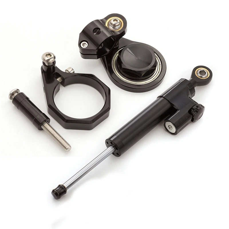 For Suzuki GSXR GSX-R 600 750 K6 K7 K8 K9 CNC Fiber Carbon Steering Damper Bracket Mounting Support Kit GSXR600/750 2006-2010