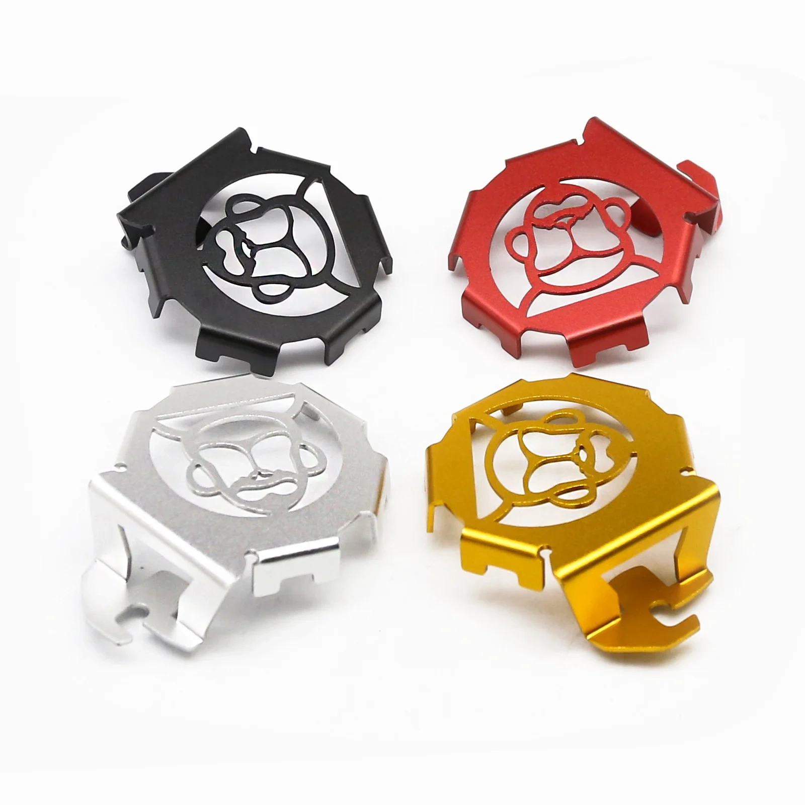 For Honda Monkey 125 Z125 Accessories CNC Aluminum Motorcycle Front Horn Cover & Engine Cover Decoration Protector Clamp Cap