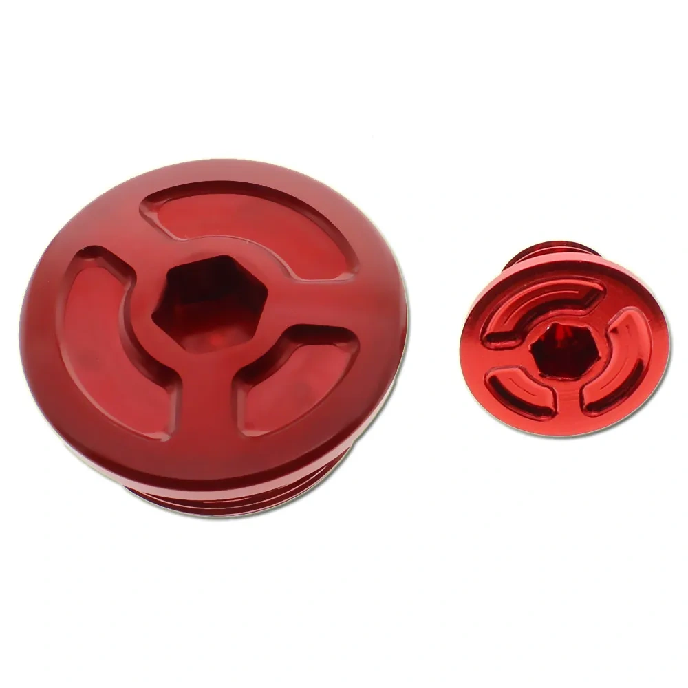 2 PCS CNC Engine Plug Cap Cover For Honda Monkey Z125 / C125 Super Cub / MSX125 Grom Motorcycles Accessories
