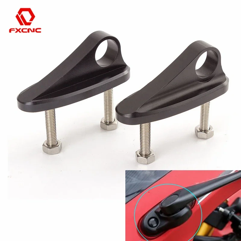 FOR Suzuki GSXR GSX-R 600 750 1000 2006 2007 K6 K7 GSXR600 GSXR750 Motorcycle Rearview Mirror Windshield Fairing Adapter Holder