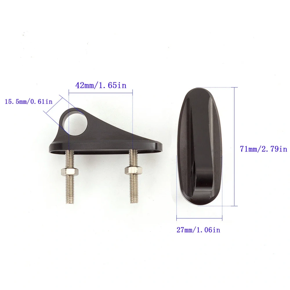 FOR Suzuki GSXR GSX-R 600 750 1000 2006 2007 K6 K7 GSXR600 GSXR750 Motorcycle Rearview Mirror Windshield Fairing Adapter Holder