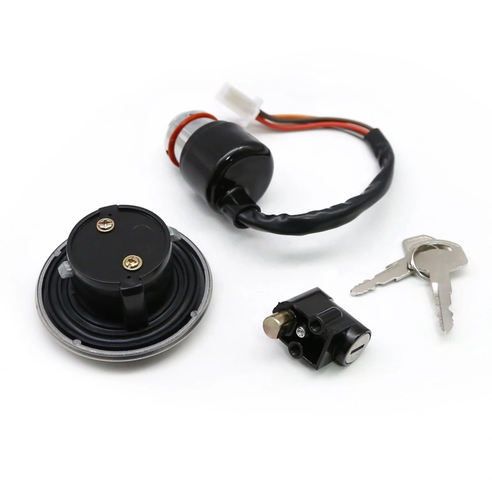 Motorcycle Ignition Switch Fuel Gas Cap Seat Lock Key For Suzuki GN125 GN 125 GN125H GN125E 1982-2001 2000 1999 1998 1997 1996