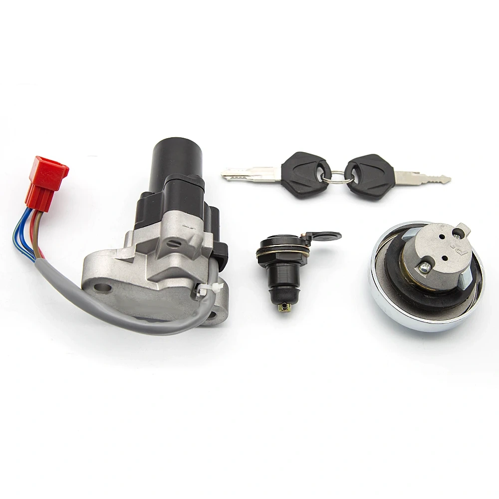 Motorcycle Ignition Switch Fuel Gas Cap Seat Lock Key Set For Yamaha XVS1100 XVS650 XVS400 XVS 650 1100 V-Star Drag Star Classic