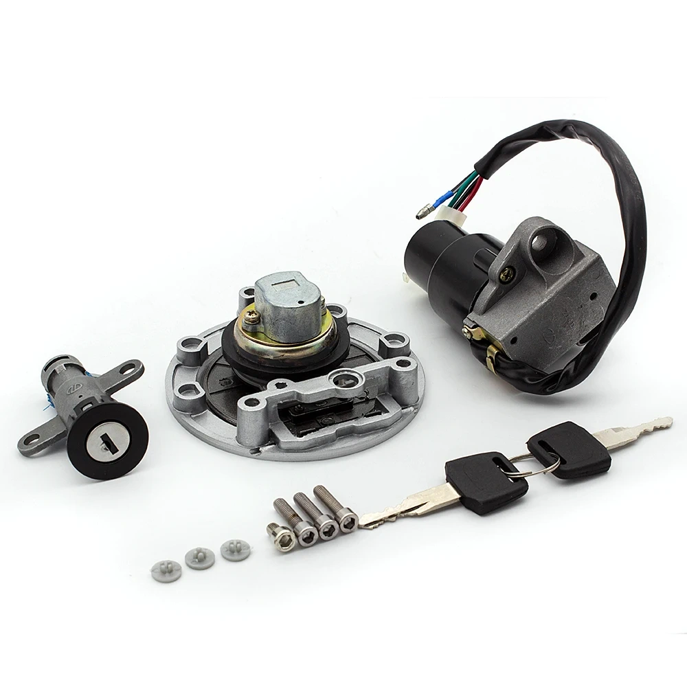 For YAMAHA TZR125 TZM150 TZR150 TDM850 TDM 850 150 125 Ignition Switch Gas Cap Fuel Tank Cover Lock Key Set