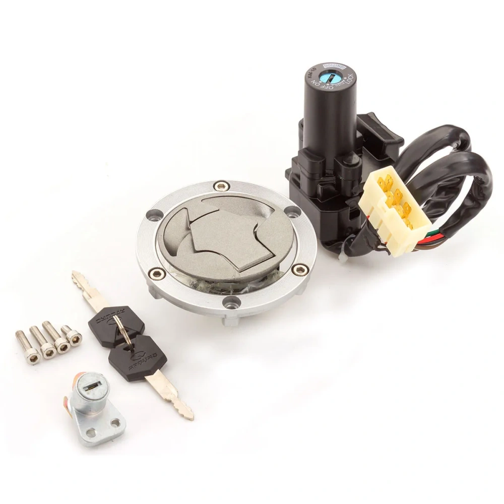For Kawasaki Ninja 300 Ninja300 ABS 2013-2017 / Ninja250R Ninja 250R 2008-2012 Motorcycle Ignition Switch Fuel Gas Cap Key Set