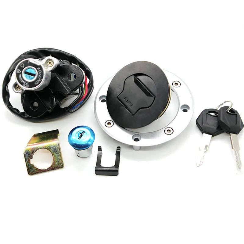 For Suzuki SV650 SV 650 1999 2000 2001 2002 2003 2004 2005 2006 2007 CNC Motorcycle Ignition Switch Gas Cap Fuel Seat Lock Key