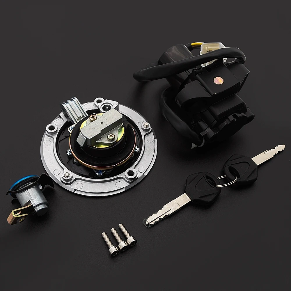 12V Motorcycle Ignition Switch Lock Fuel Tank Gas Cap Keys For Kawasaki Ninja ZX6R ZX-6R Zx 6R 2013-2018 2014 2015 2016 2017