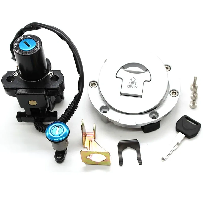 For Honda CBR600RR CBR1000RR CB1000R 2008 2009 2010-2016 Motorcycle Ignition Switch Gas Cap Fuel Tank Cover Seat Lock Key Set