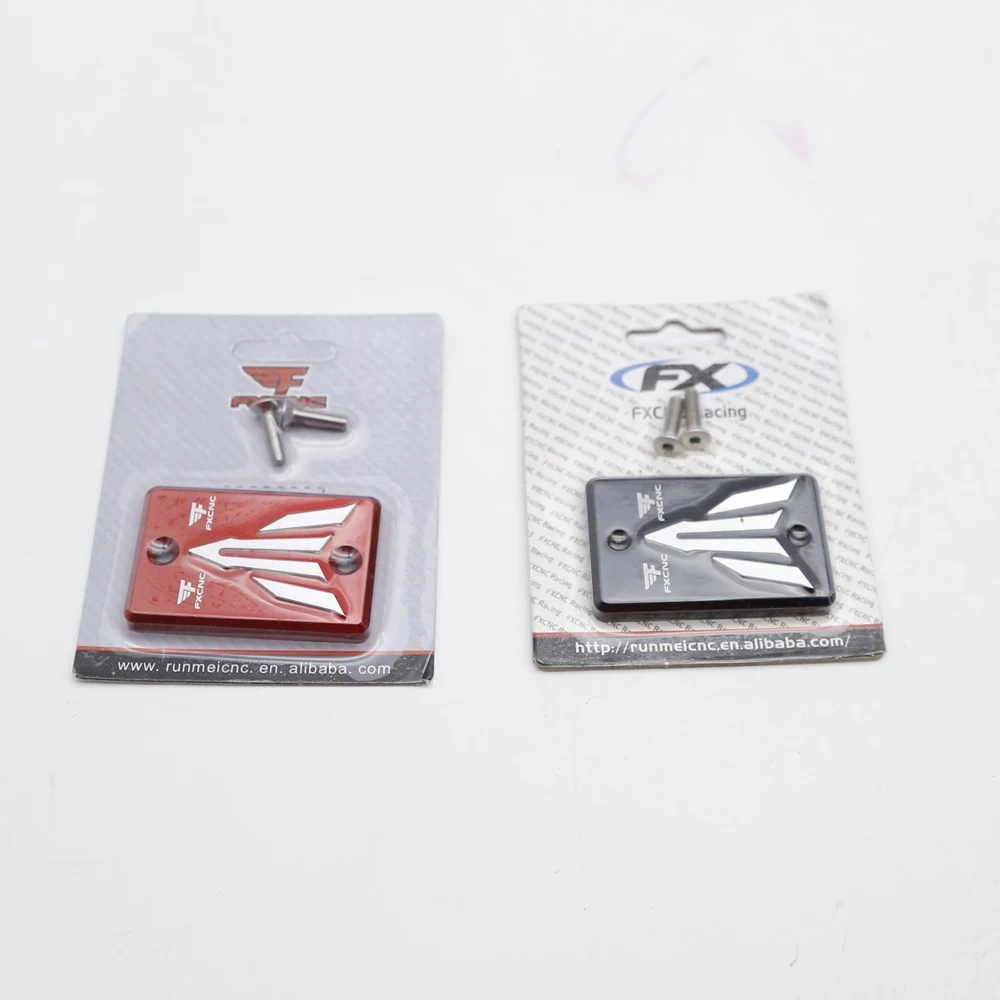 CNC Front Brake Master Cylinder Cover Cap For Yamaha Tricker SEROW250 XTZ125 XT250X WR250R/X YFM250 YFM700 Raptor YFZ 450/R/X