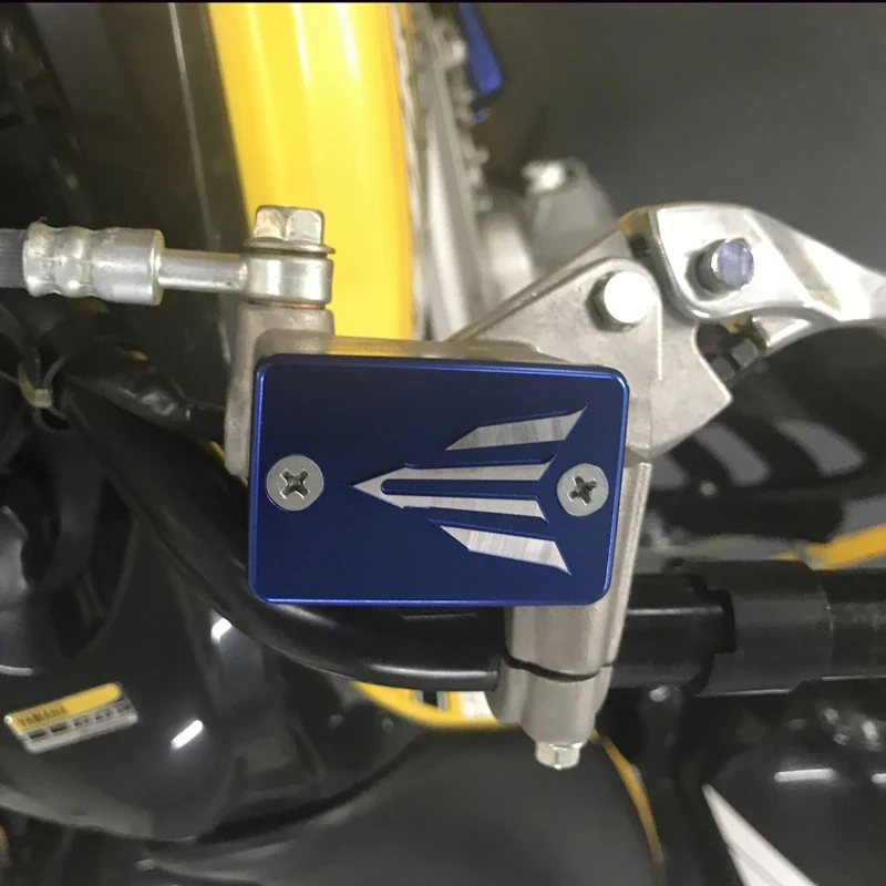 CNC Front Brake Master Cylinder Cover Cap For Yamaha Tricker SEROW250 XTZ125 XT250X WR250R/X YFM250 YFM700 Raptor YFZ 450/R/X
