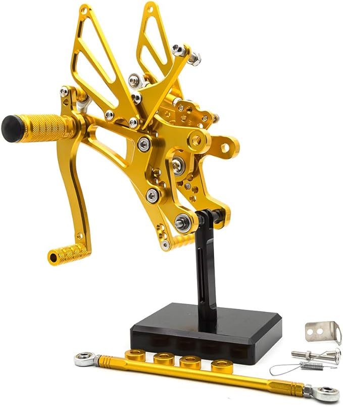 Adjustable Rearsets FOR Yamaha YZF-R6 YZFR6 1999--2002 CNC Footrest Rear Set