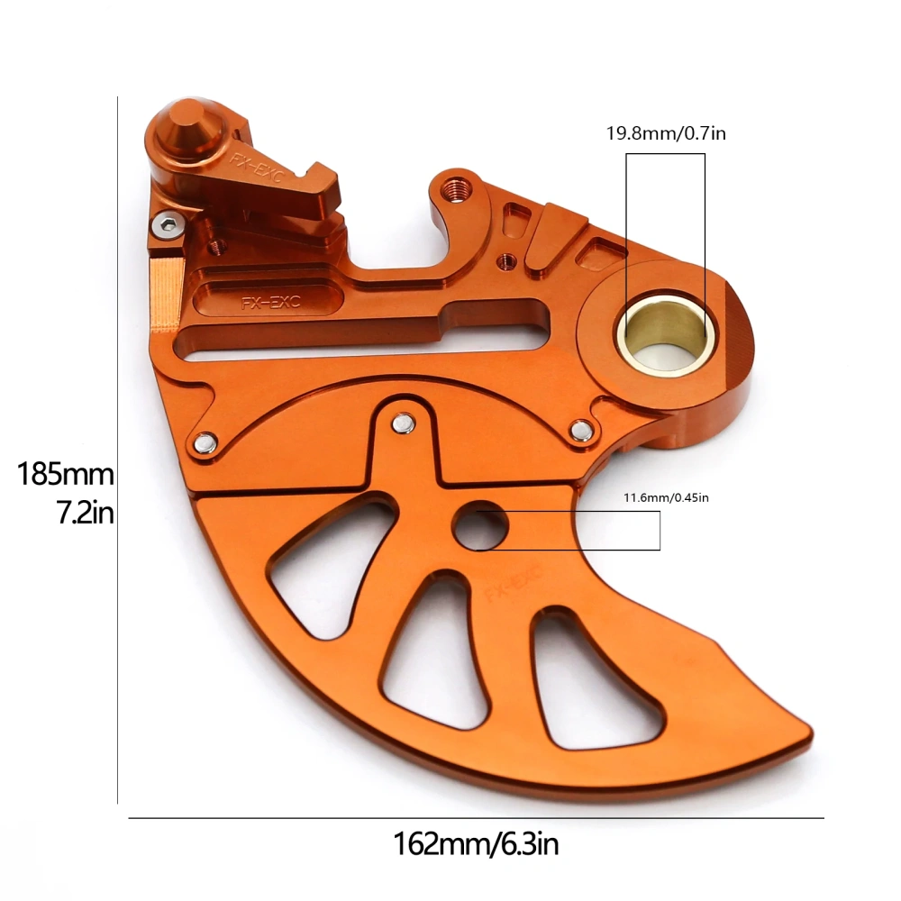 2013-2022 CNC 20mm Axle Rear Brake Disc Guard Protector For 125 150 250 300 350 450 501 XC-W / XCF-W / EXC / EXC-F XCW 6 Days