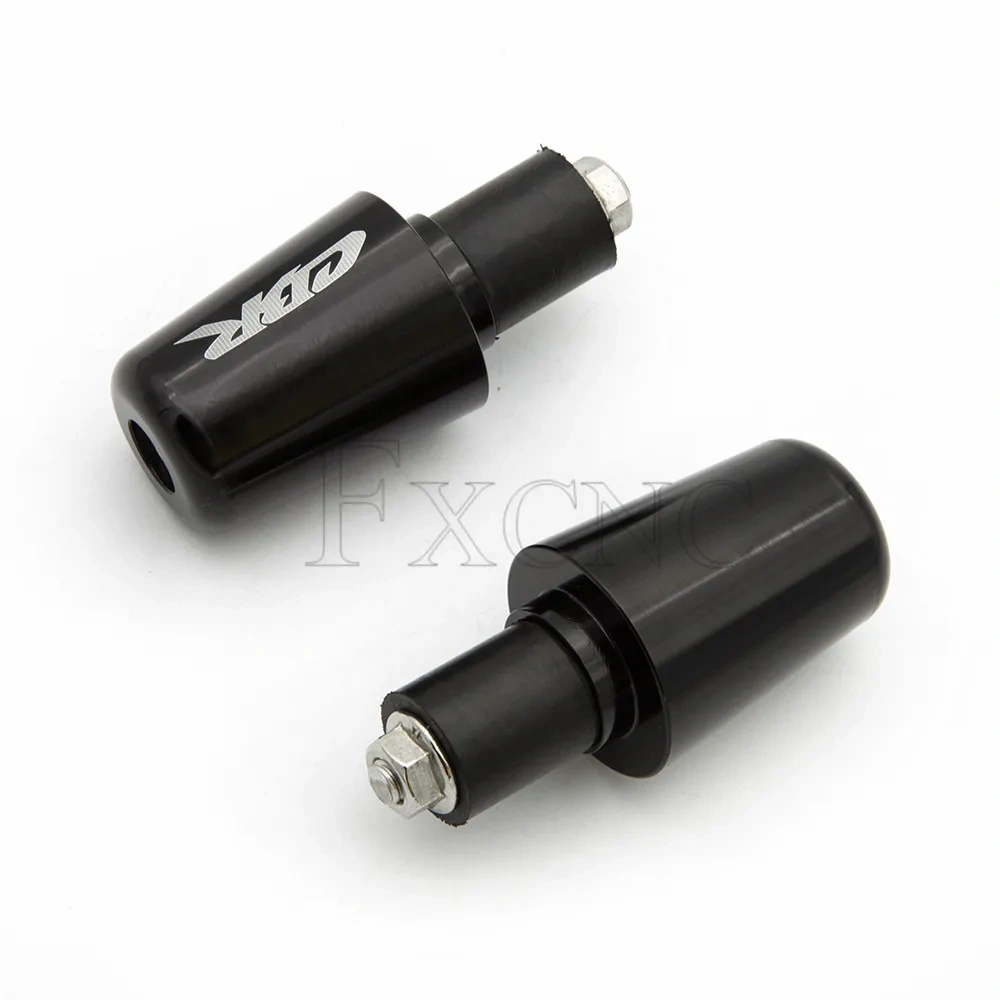 Logo" CBR "CNC Motorcycles Handlebar Steering Counterweight Fists Hand Grips Bar End Slider For Honda CBR500R CBR600R CBR 954 RR