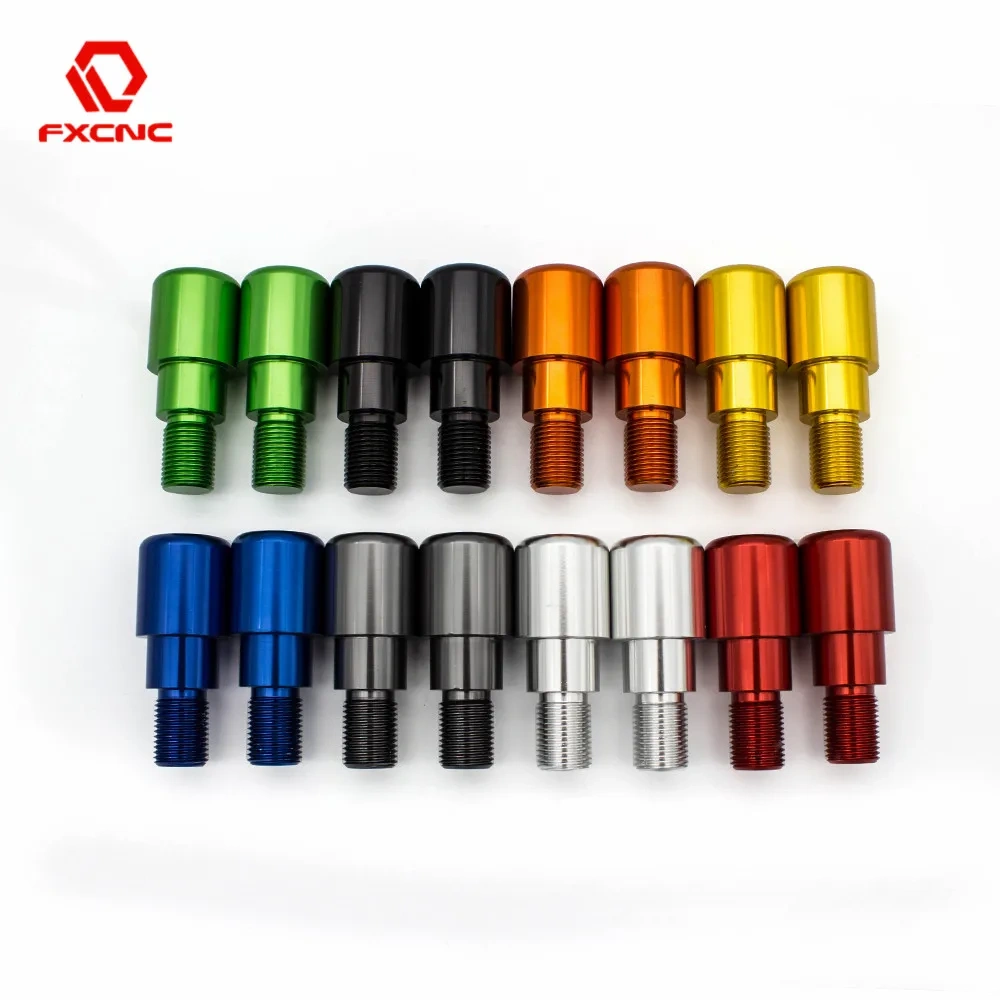 CNC Aluminum Motorcycle Fists Handlebar Steering Counter Weight Hand Grips 16mm Bar End For Yamaha FZ1 FZ6 FZ6R MT07 MT09 FZ-07