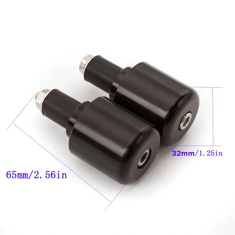 Black Motorcycle Handlebar Grips Bar Ends Sliders Cap Plug For YAMAHA YZF R6 1999-2016 YZF R6S 2006-2009 R6-Champions LE 2001