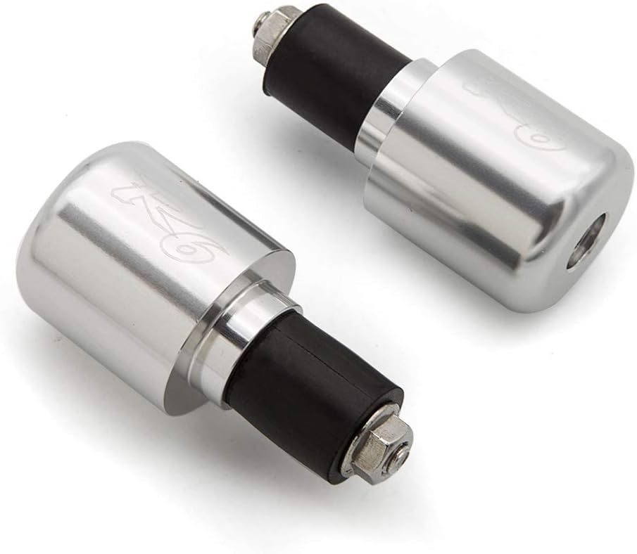 Handlebar End For Yamaha YZF R6 1999-2019 with Logo" R6 " CNC Motorcycles Steering Counterweight Fists Hand Grips Bar Ends Slider