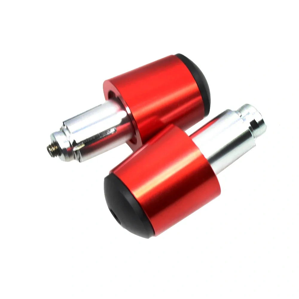 22mm CNC Aluminum Motorcycles Fists Handlebar Steering Counter Weight Hand Grips Bar End Universal Moto Parts Red Blue Gray Gold