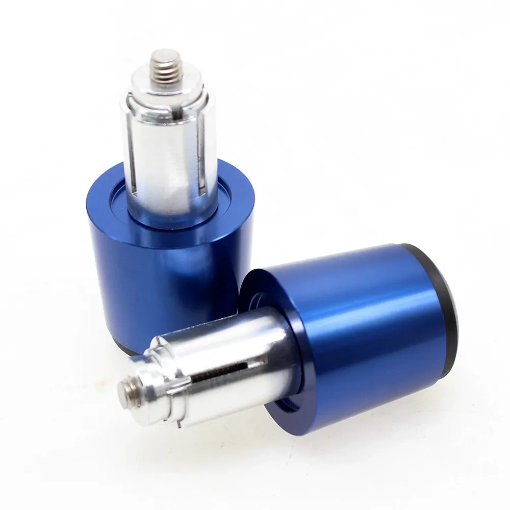 22mm CNC Aluminum Motorcycles Fists Handlebar Steering Counter Weight Hand Grips Bar End Universal Moto Parts Red Blue Gray Gold