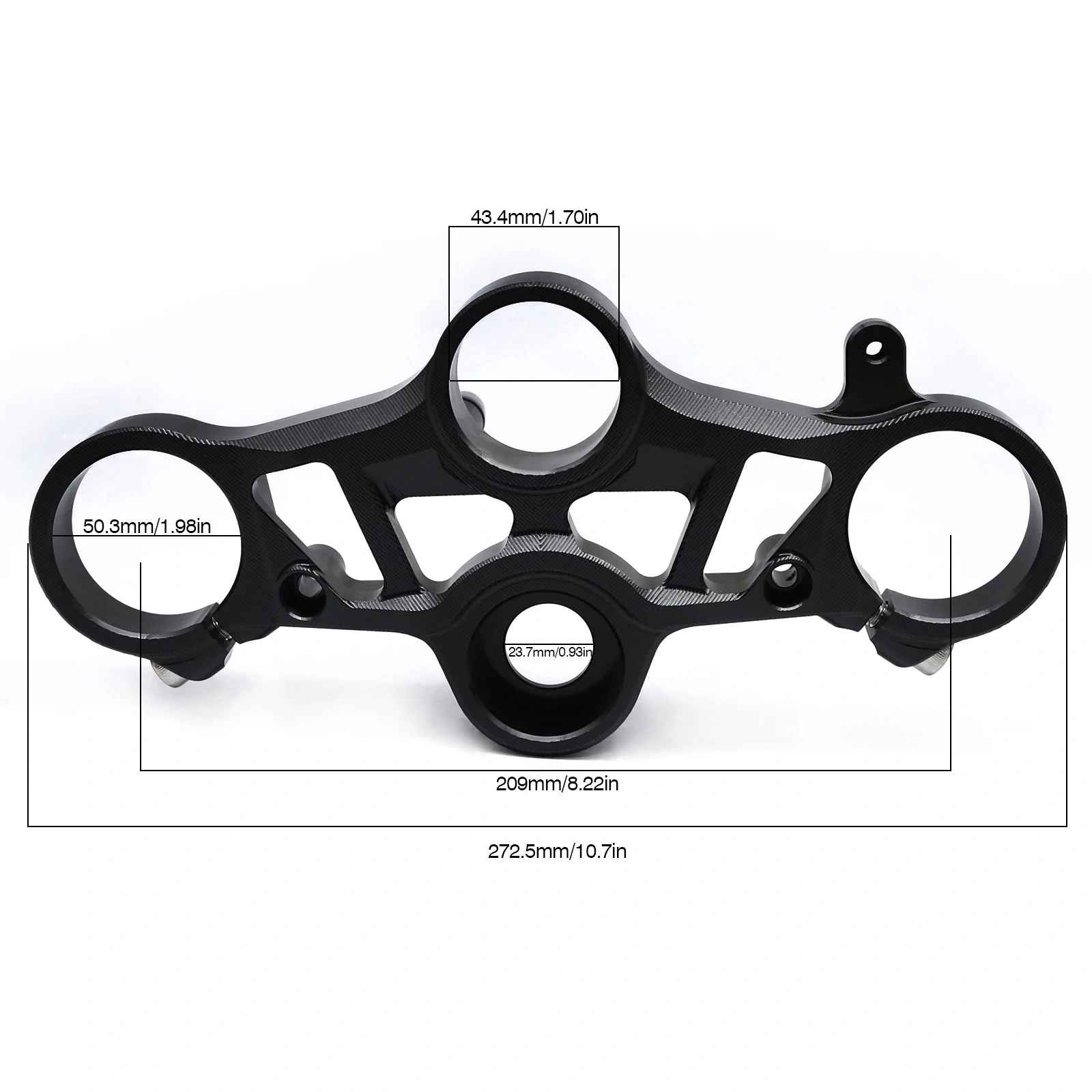 Chrome FOR Yamaha YZF-R7 YZF R7 2021 2022 2023 CNC Motorcycle Front Fork Triple Tree Front End Upper Bridge Top Clamp Accessorie