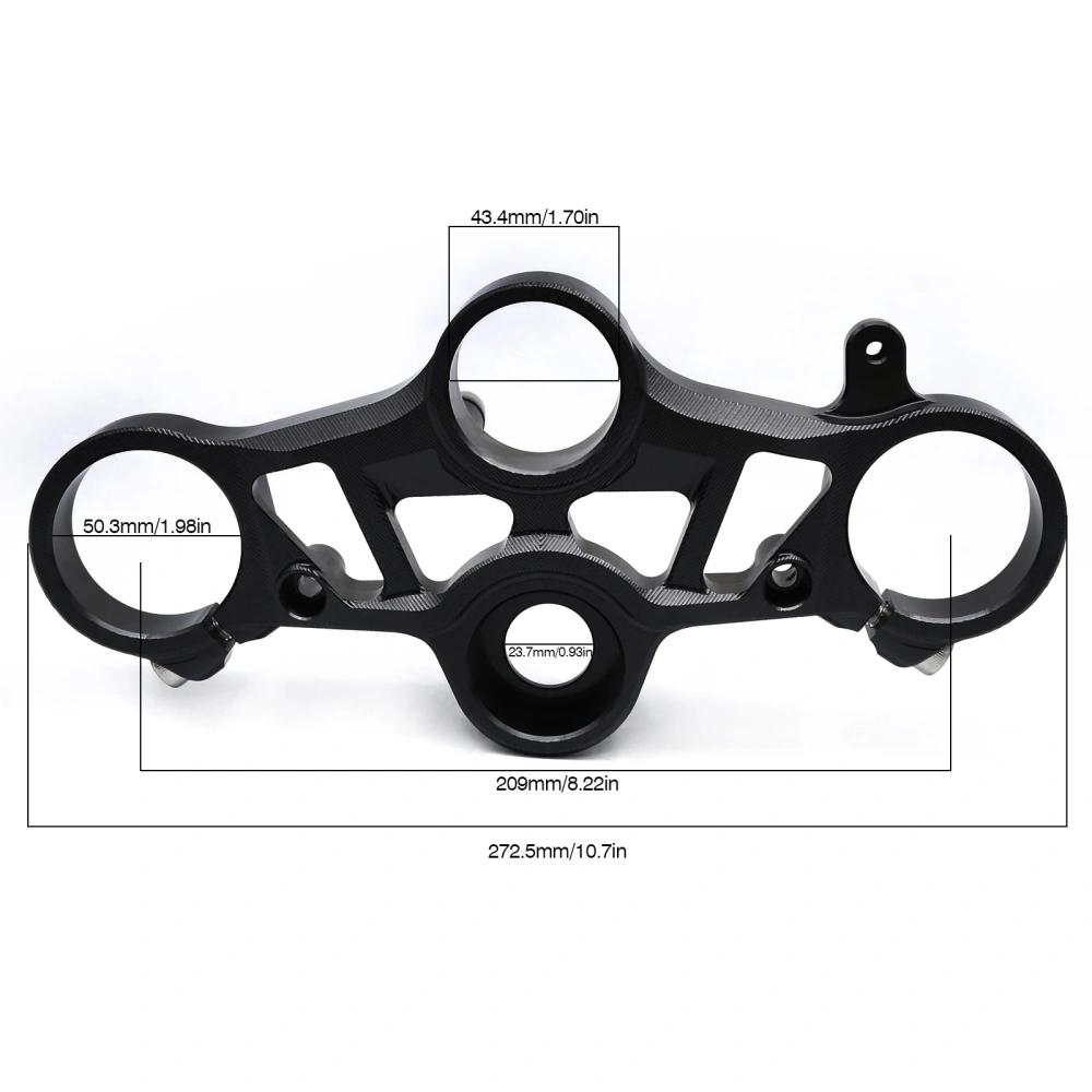 Chrome FOR Yamaha YZF-R7 YZF R7 2021 2022 2023 CNC Motorcycle Front Fork Triple Tree Front End Upper Bridge Top Clamp Accessorie