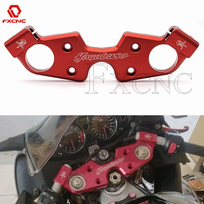 For Suzuki Hayabusa GSXR1300 GSX1300R GSX 1300 R 1999-2018 Front Lowering Triple Tree Fork Upper Top Clamp 2000 2001 02 03 04 05