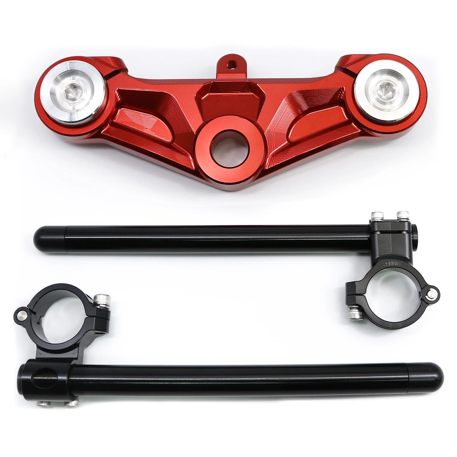 FOR CFmoto CF Moto XO-1 Papio 125 CF125 / XO-1 ABS CNC Motorcycle Front Fork Triple Tree Upper Top Clamp With Handlebar Clip On