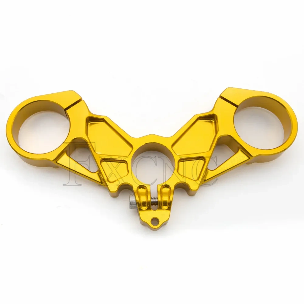Gold For Ducati 749 848 999 Motorcycle Aliuminum Upper Top Clamp Front Lowering Triple Tree