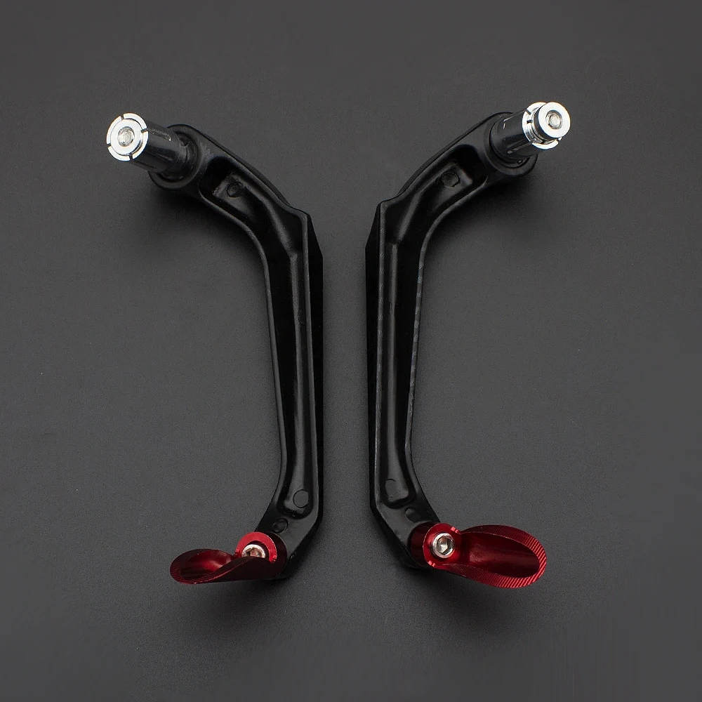 Fiber Carbon Motorcycle Brake Clutch Lever Guards Protection Hand Guard 7/8" 22mm Universal Handlebar Handguard Accessories