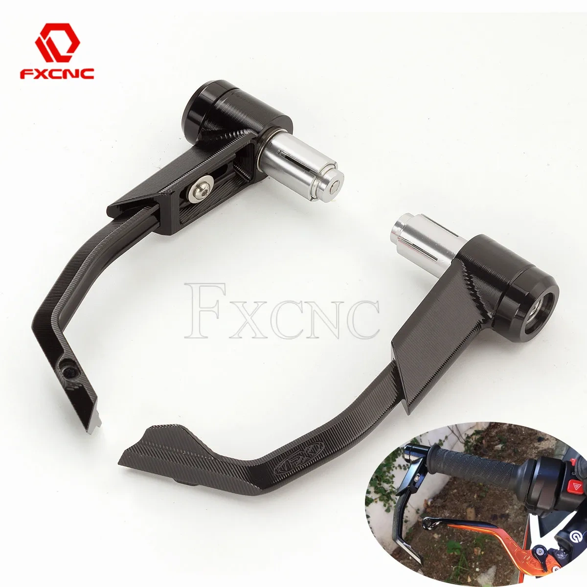 For Yamaha Honda Suzuki Kawasaki Ducati CNC 7/8" 22mm Brake Clutch Lever Hand Guard Handguard Protector Universal Accessories