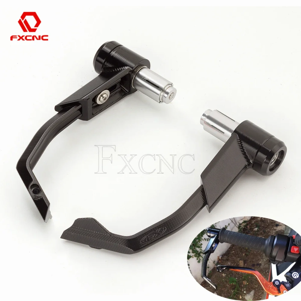 For Yamaha Honda Suzuki Kawasaki Ducati CNC 7/8" 22mm Brake Clutch Lever Hand Guard Handguard Protector Universal Accessories