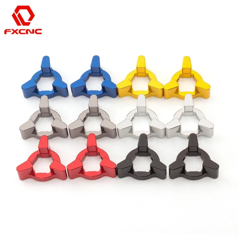 CNC Aluminum 2Pcs 19mm Motorcycle Fork Preload Adjuster Universal For Honda CBR1000RR Fireblade 2008-2014 CBR600RR 2007-2010