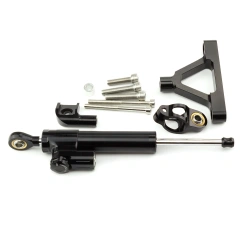 Steering damper kit Black