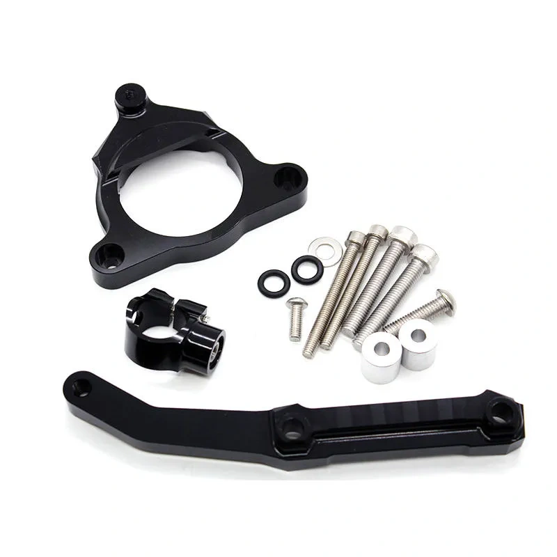 For Kawasaki Z800 2013-2018 Aluminum Adjustable Motorcycle Carbon Steering Stabilizer Safely Control Damper Bracket Mounting Kit
