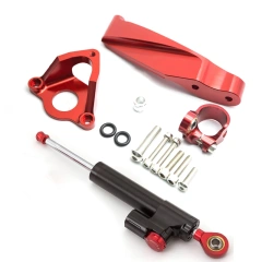 Steering damper kit Red