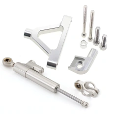 Steering damper kit Silver