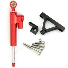 Steering damper kit Red