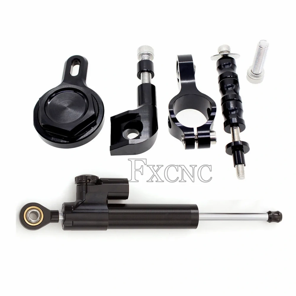 Motorcycle Steering Stabilizer Damper Mounting Kit Bracket Safety Control Reversed For Yamaha YZF R1 YZFR1 1998 1999 2000 2001