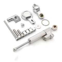 Steering damper kit Silvery