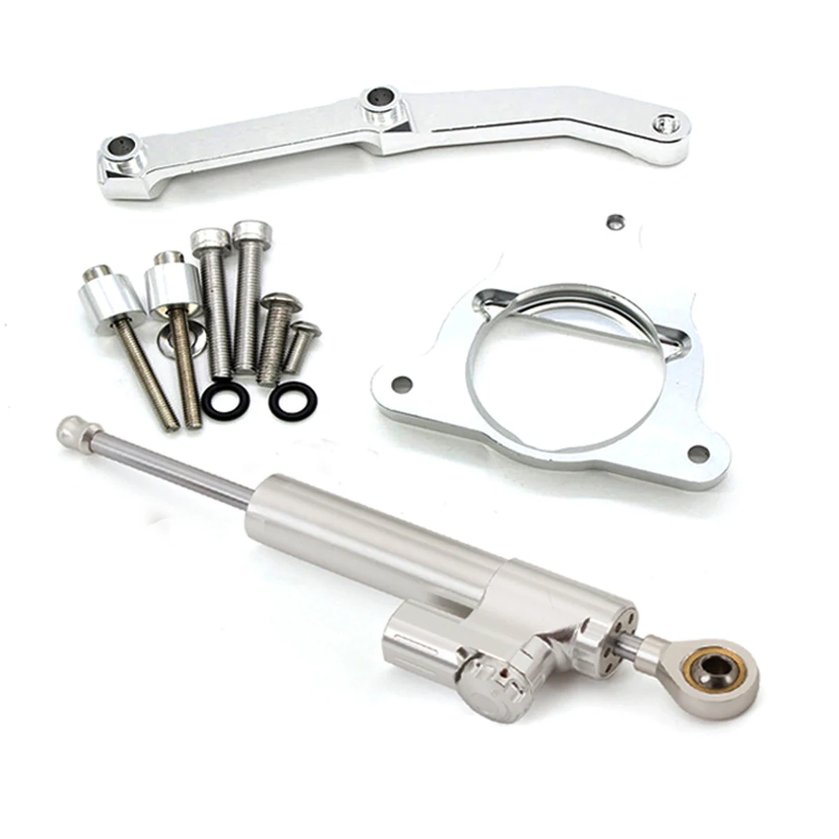 For Kawasaki Z800 2013-2018 Aluminum Adjustable Motorcycle Carbon Steering Stabilizer Safely Control Damper Bracket Mounting Kit