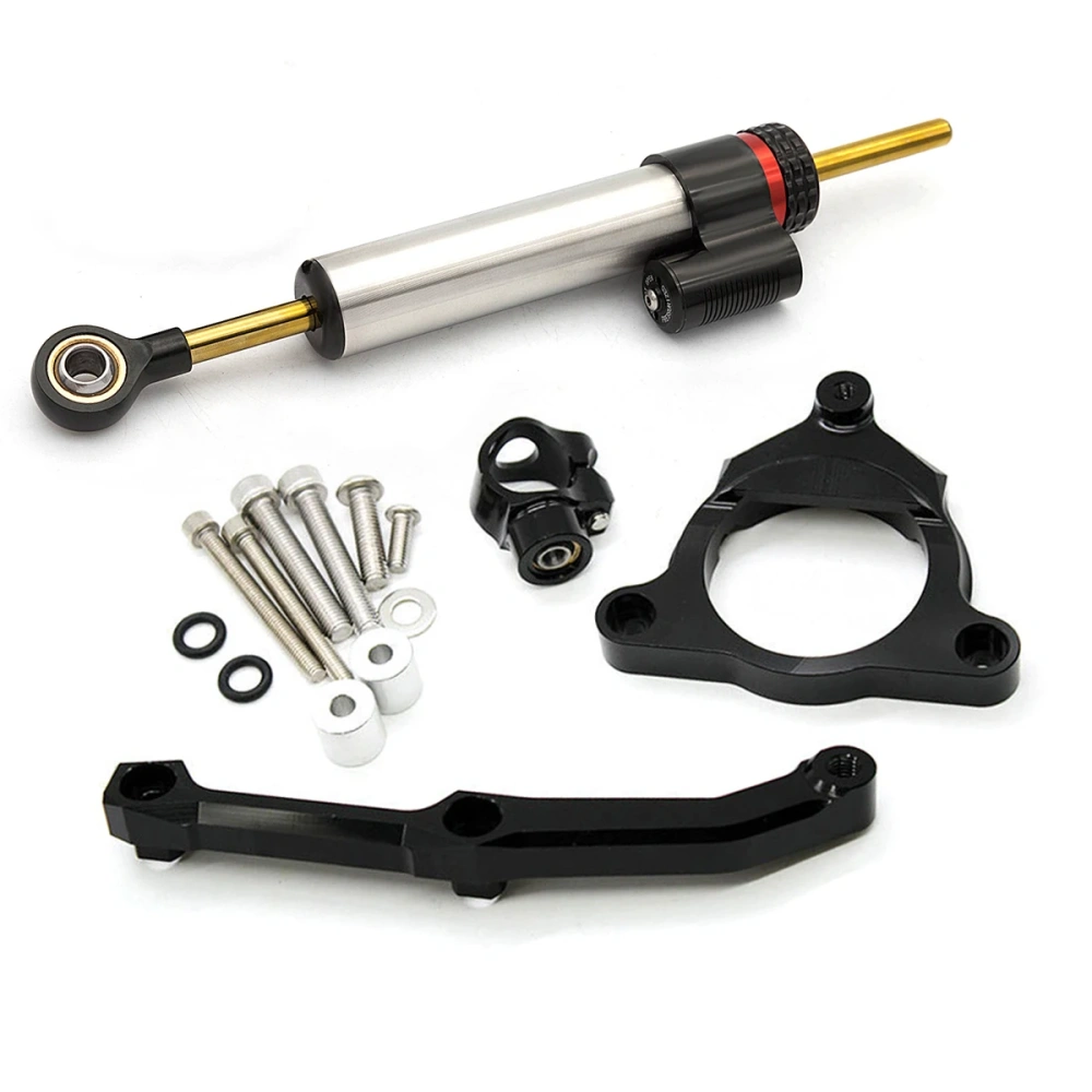 For Kawasaki Z800 2013-2018 Aluminum Adjustable Motorcycle Carbon Steering Stabilizer Safely Control Damper Bracket Mounting Kit