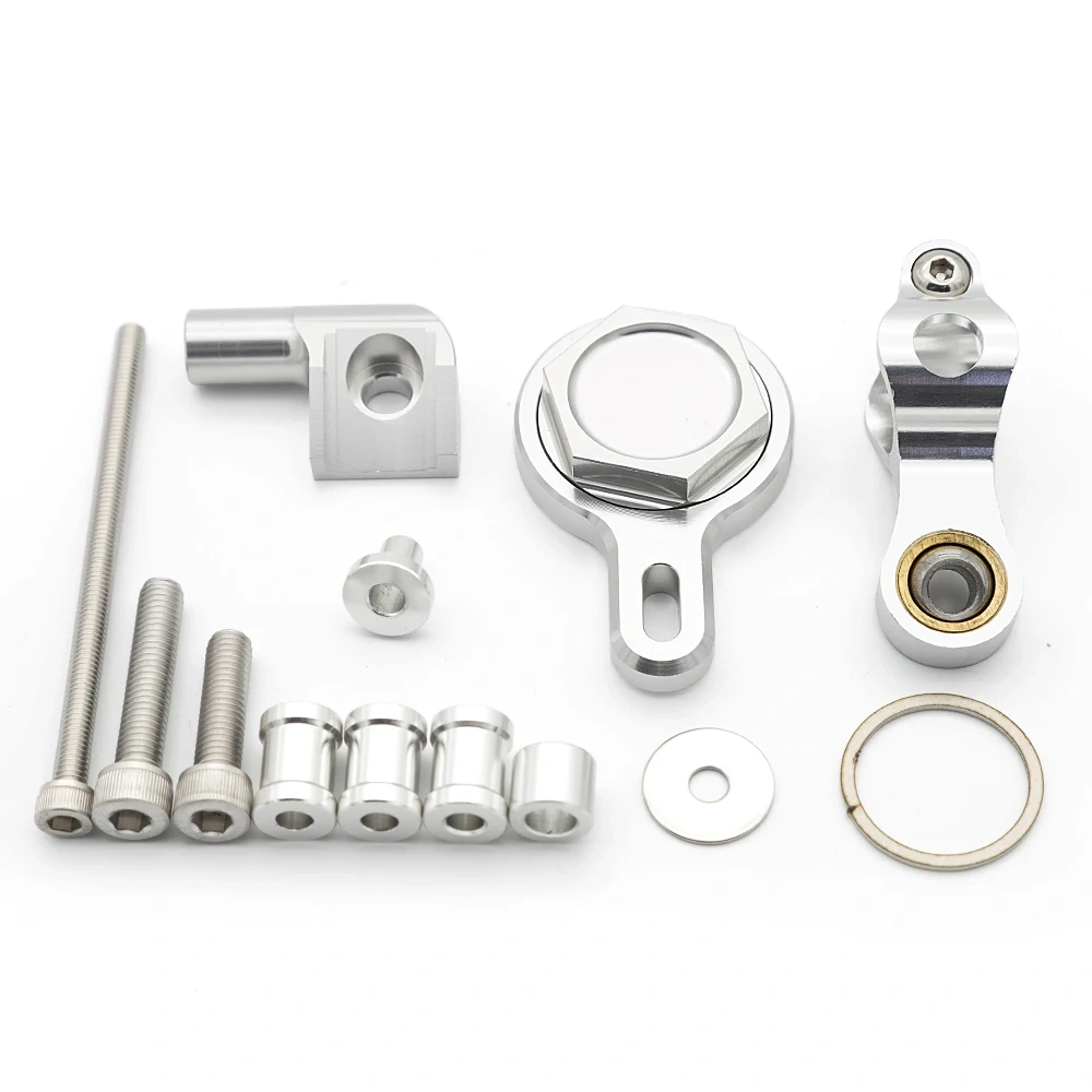 Motorcycle Steering Stabilizer Damper Mounting Kit Bracket Safety Control Reversed For Yamaha YZF R1 YZFR1 1998 1999 2000 2001